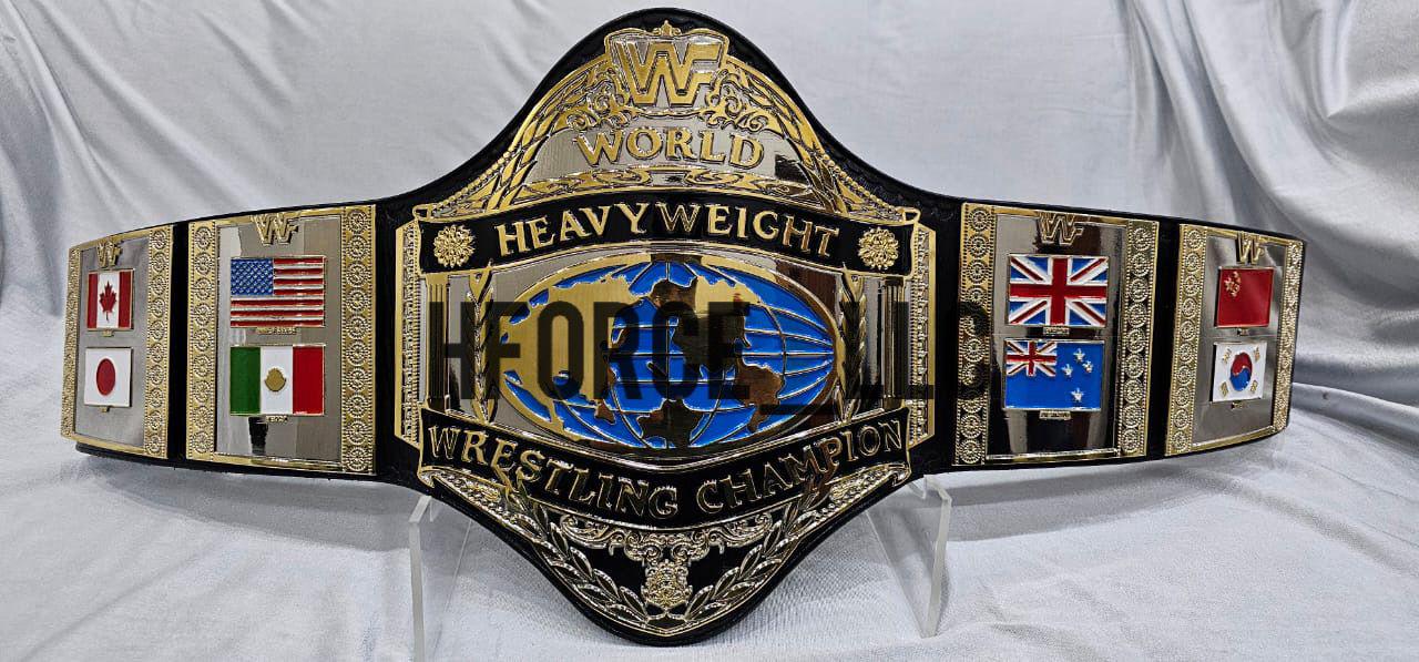 HULK HOGAN 86 championship belt replica title 2MM Zinc Wrestling belt Adult