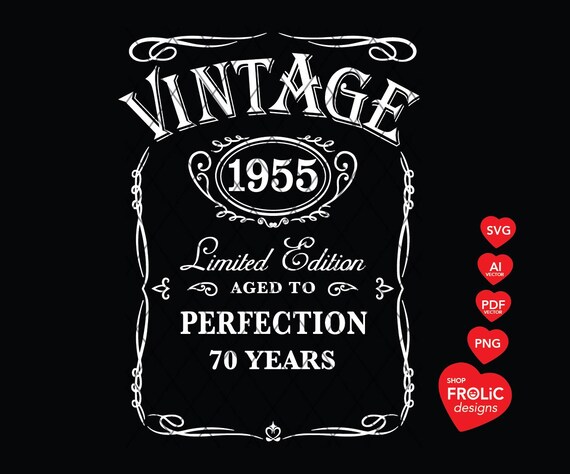 70th Birthday Shirt For Men – “Made In 1955 Aged To Perfection” Custom T-Shirt, Gift For 70 Year Old