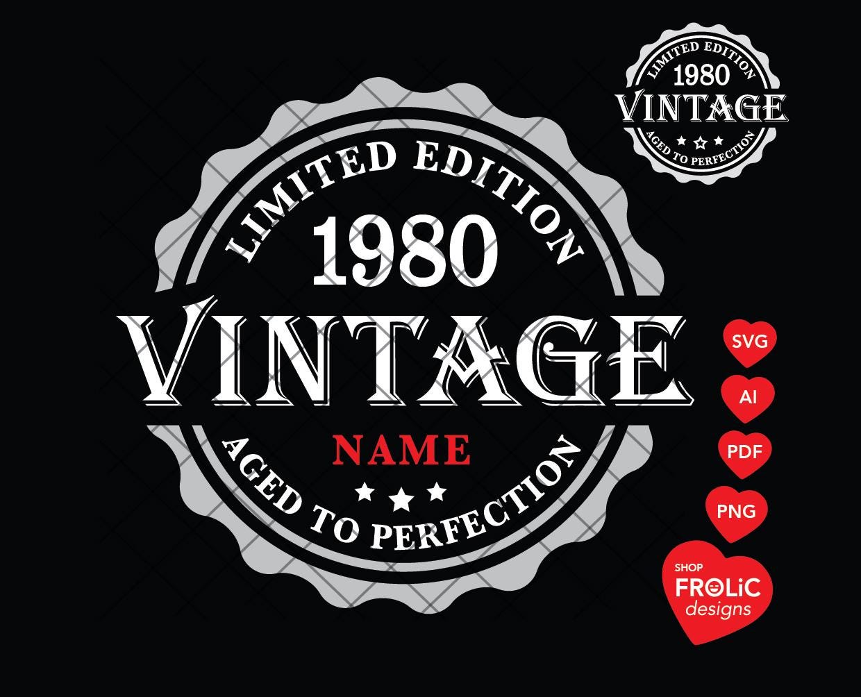 45th Birthday Shirt For Women - Vintage 1980 Retro Original Parts Design, Soft Cotton Blend, Personalized Gift