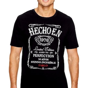 Hecho en 1976 SVG 50 años siendo increíble SVG 1976 Limited Edition Svg Aged to Perfection 50th Birthday men Classic Birthday Shirt Download image 4