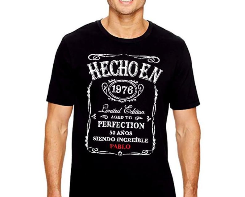 Hecho en 1976 SVG 50 años siendo increíble SVG 1976 Limited Edition Svg Aged to Perfection 50th Birthday men Classic Birthday Shirt Download image 4