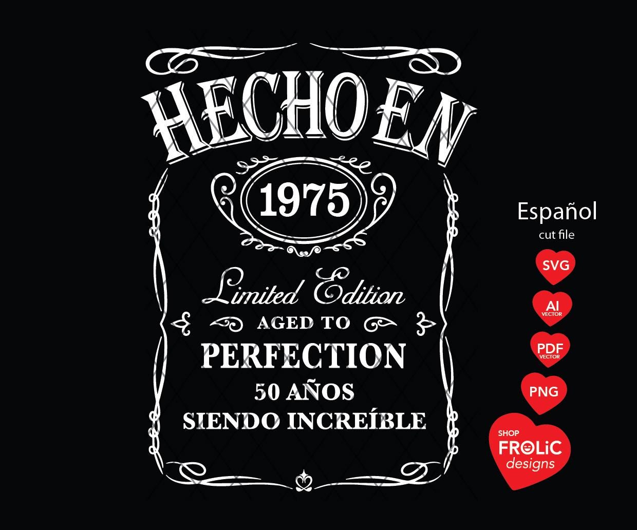 1975 Birthday Shirt For Men – “Aged To Perfection” Eagle Design | Custom 50th Birthday Gift Tee