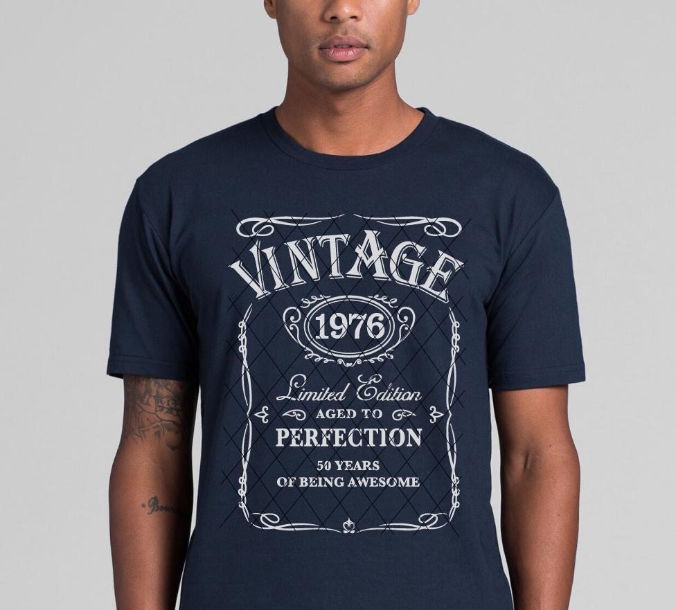Invecchiato Alla Perfezione 49° Compleanno 1976 Uomo Manica