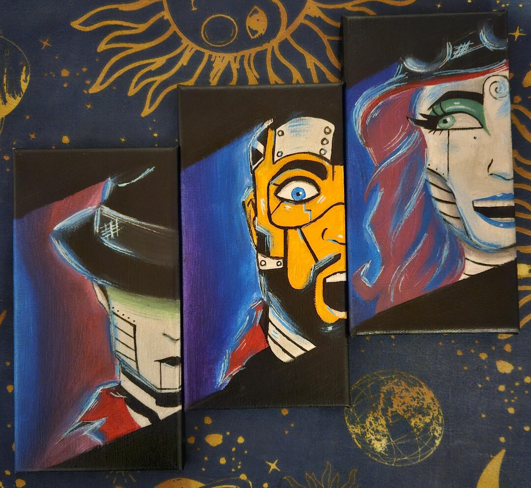 蒸気動力キリン アクリルキャンバス絵画 | SPG - Etsy 日本