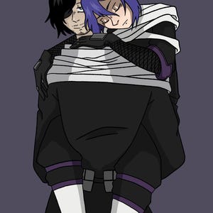 My Hero Academia Aizawa & Shinsou A5 Glossy Art Prints | MHA | BNHA | Shota Aizawa | Hitoshi Shinsou | Eraserhead | Nighthide