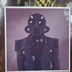 Impressions artistiques brillantes Band Ghost Steampunk Nameless Ghoul