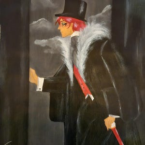 Jason The Toymaker Acrylic Painting | Creepypasta | Canvas Paper