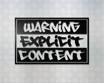 Adult Content Label - Etsy Australia