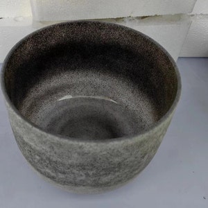 8inch A note Obsidian Gemstone Crystal Singing Bowl