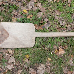 Wooden bread shovel, Large shovel, Old baker&#39;s shovel, Primitive stove shovel, Large wooden shovel, Farmhouse decor