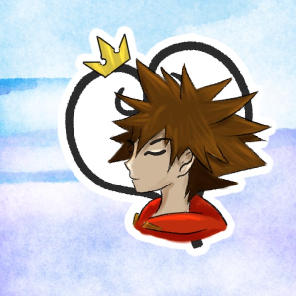 Kingdom Hearts Sora Sticker