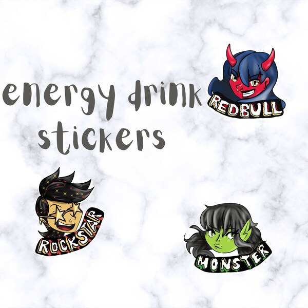 Energy Drink Sticker