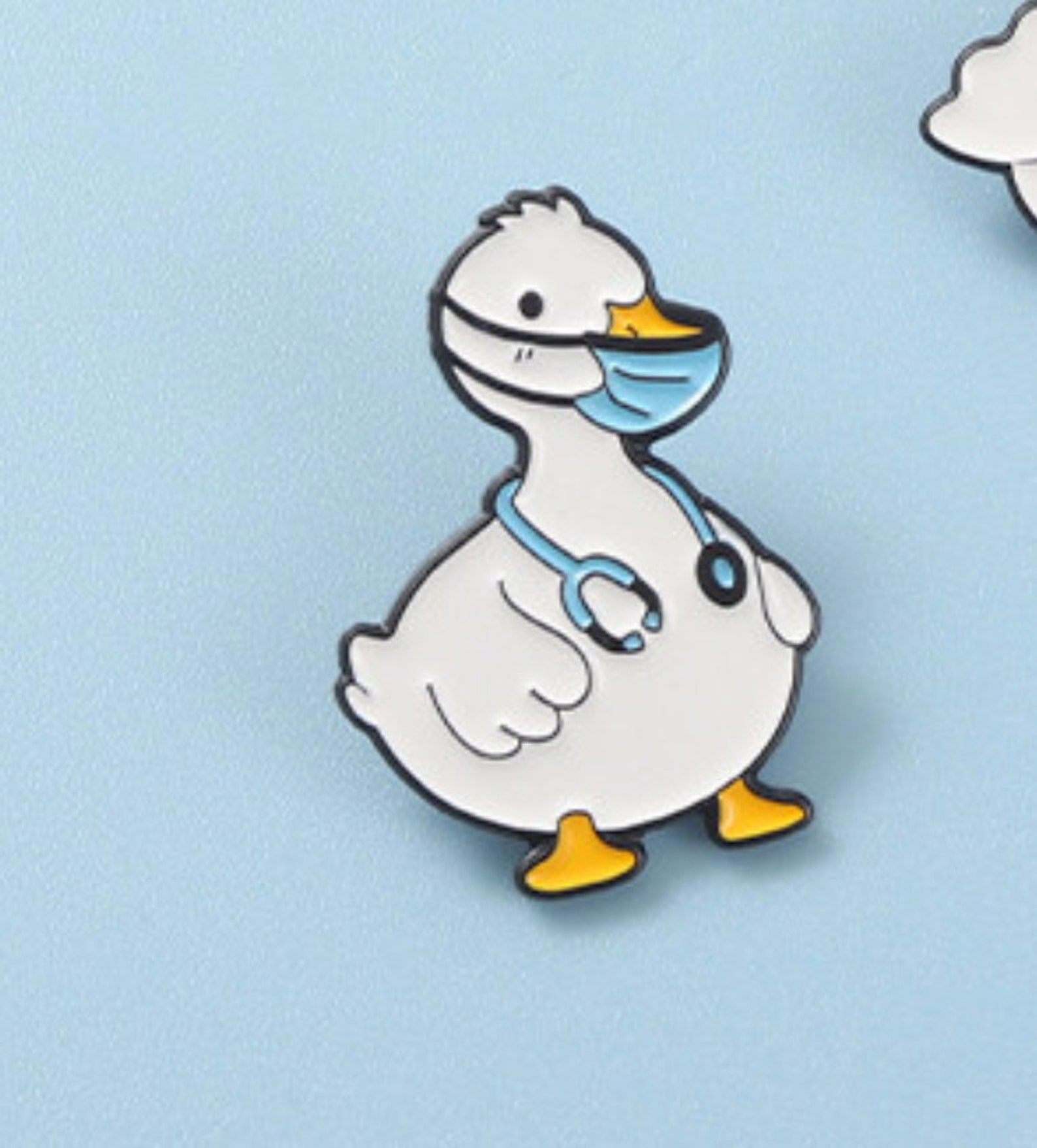 Cute Duck Pin for NHS Key Workers Gift for Nurses Doctors Etsy UK