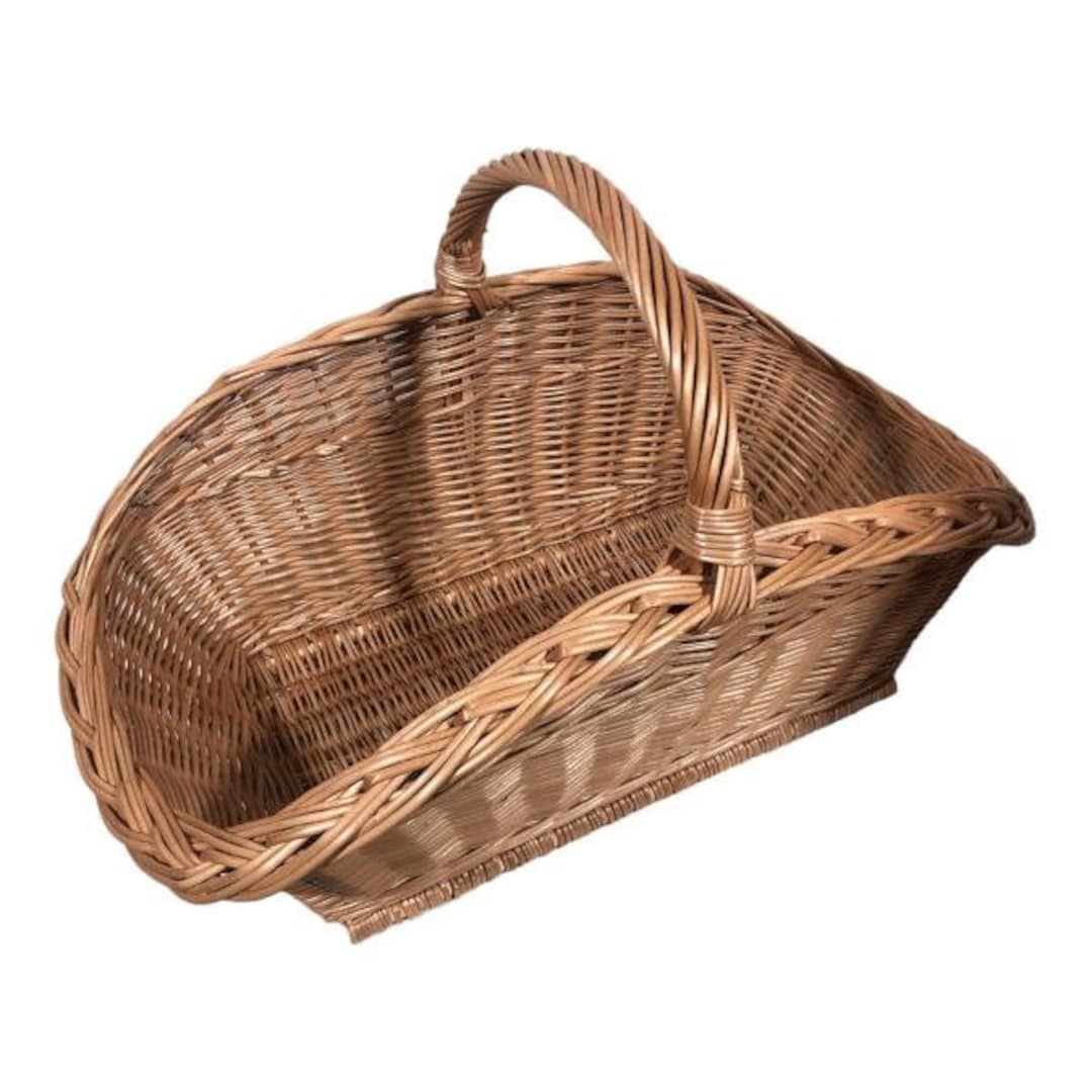 Firewood Basket Rattan Basket Wicker Basket Basket Carrying Etsy UK