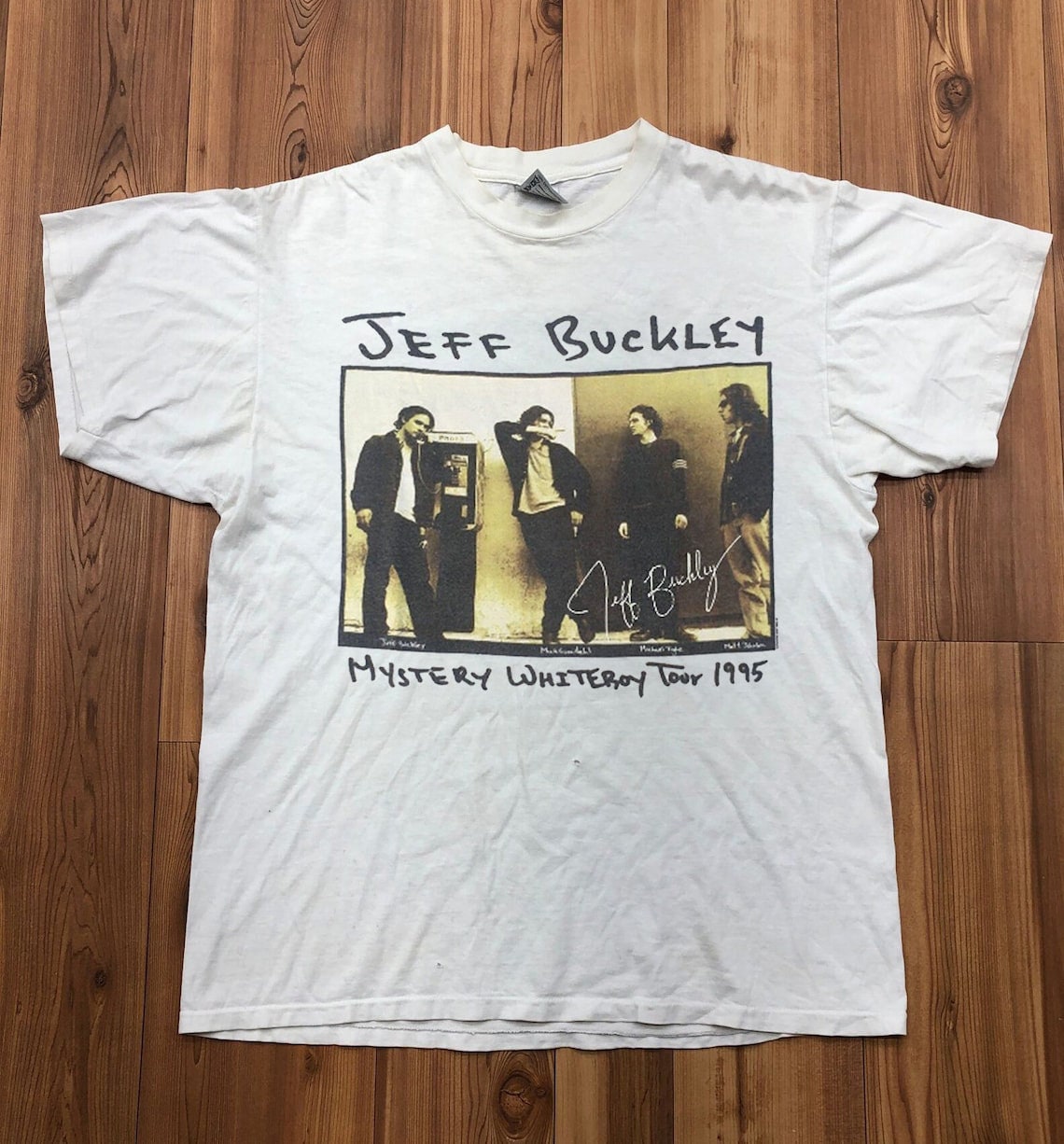 Discover Jeff Buckley T-Shirt, Jeff Buckley Mystery White Boy Tour 1995 T-Shirt