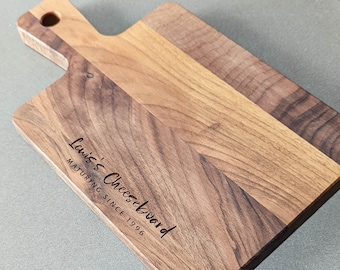 Personalised Walnut Serving Board | Cheese Board | Chopping Board | House Warming Gift