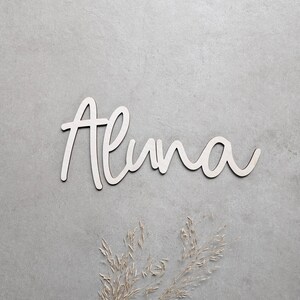 Personalised Wooden Name Sign - Hazel - Nursery | Bedroom | Home | Party | Wedding | Event Backdrop Decoration | Colour And Size Choice