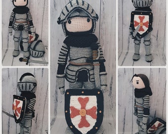 Medieval Knight Crochet Doll Pattern