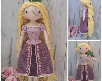 Princess Rapunzel Doll Crochet Pattern