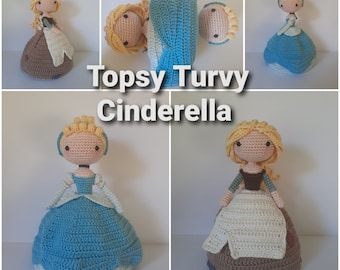 Cinderella Topsy Turvy Crochet Doll Pattern