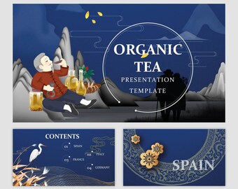 Organic Tea Powerpoint Template