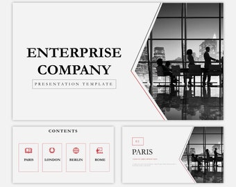 Enterprise Company PowerPoint template, Google Slides & Keynote Templates