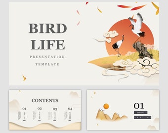 Bird Animal Life Powerpoint Template