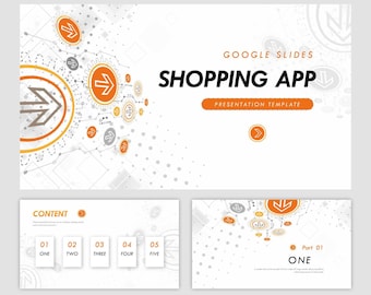 Shopping App Powerpoint Template