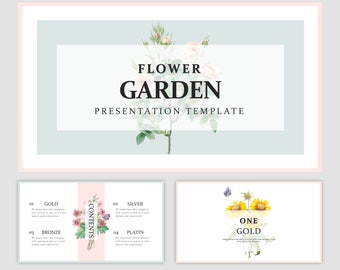 Flower Garden Creative PPT Template