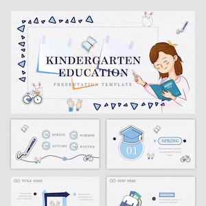 Kindergarten Education PowerPoint template