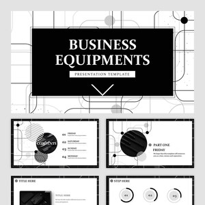 Modèle Powerpoint d’entreprise de style propre moderne