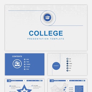 College School Powerpoint Template