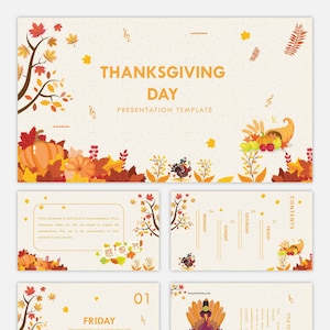 Thanksgiving Day Party Powerpoint Template