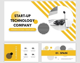 Start-Up Technology Slides for Powerpoint, Google Slides and Keynote Presentation