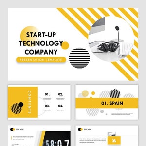 Start-Up Technology Slides for Powerpoint, Google Slides and Keynote Presentation