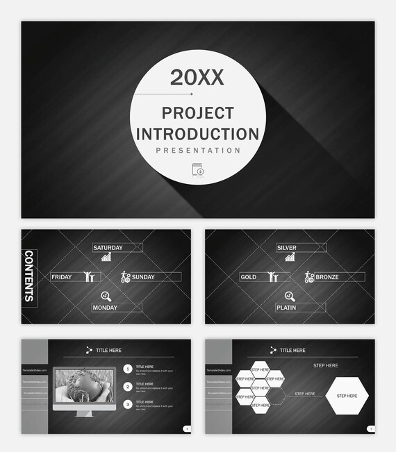 Project Introduction Powerpoint Template Google Slides - Etsy