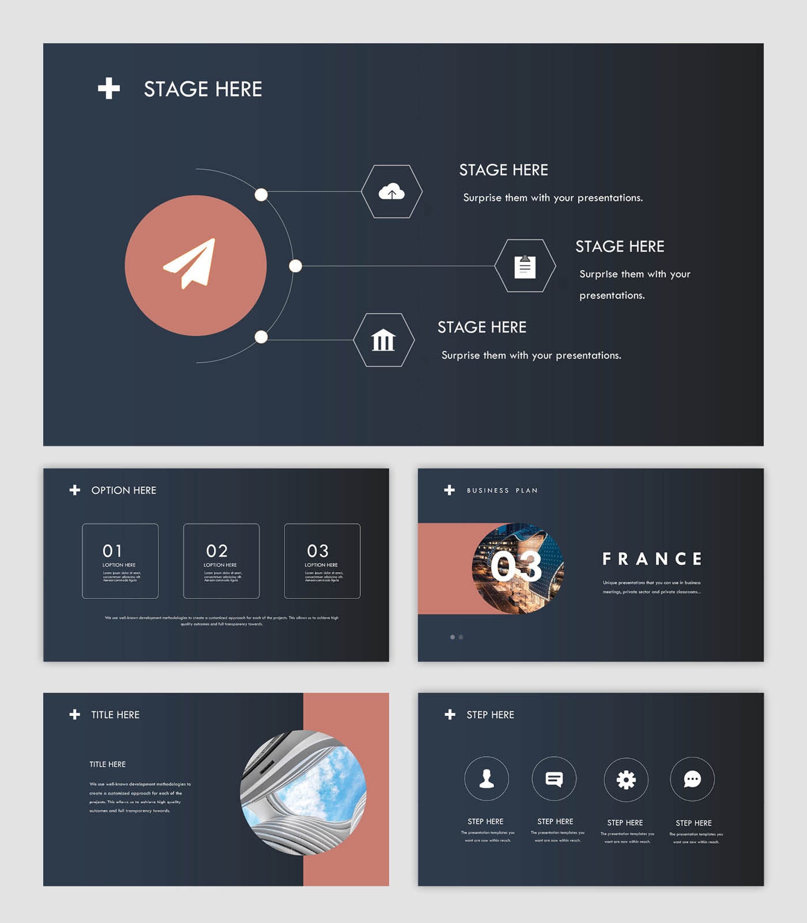 Modern Business Plan Powerpoint Template - Etsy