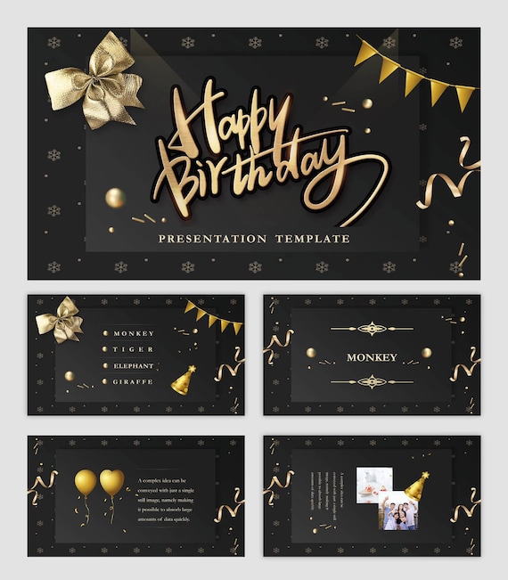 Happy Birthday Powerpoint Template Happy Birthday Powerpoint Template