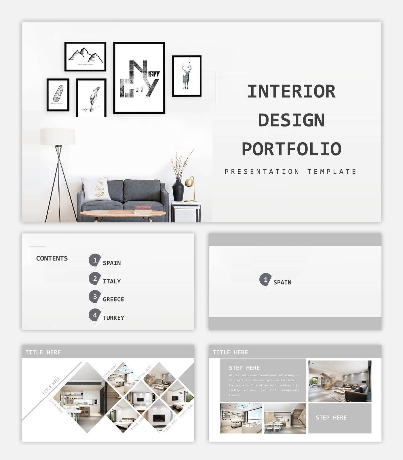Interior Design PowerPoint Templates and Google Slides Themes, Backgrounds  for presentations | PoweredTemplate.com