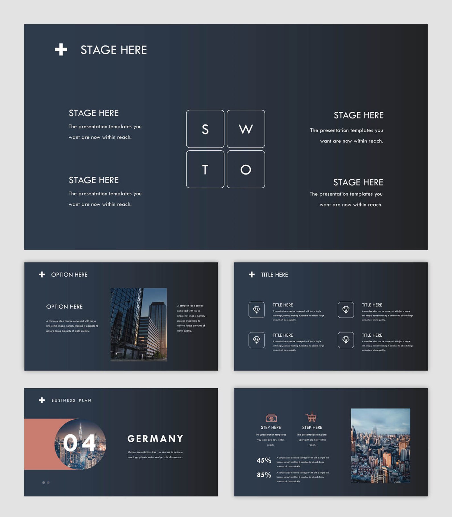 Modern Business Plan Powerpoint Template - Etsy
