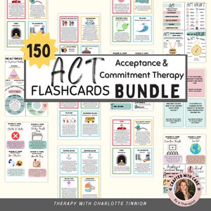 ACT Flashcards, act metaphors, Acceptance and commitment therapy flashcards, cognitive defusion techniques, core values, act cheat sheets
