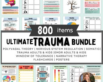 Werkbladen bundel traumatherapie, PTSS-werkblad, behandelplan traumatherapie, trauma-geïnformeerde zorg, traumaverwerking, veiligheidsplan, EMDR
