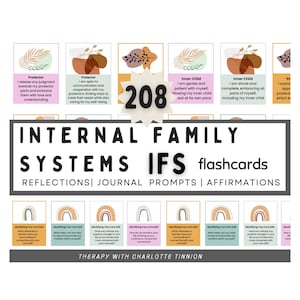 IFS therapy questions, Internal Family Systems Therapy,  IFS journal prompts, Parts Mapping, inner critic, internal parts, ifs cheat sheet