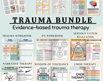 Trauma Therapy Bundle, IFS, EMDR, Somatic Exercises