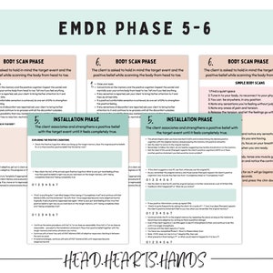 EMDR script phase 1-8, Eye Movement Psychotherapy, EMDR equipment, EMDR worksheets, trauma worksheets, desensitization and reprocessing,sel image 4