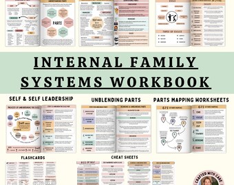 Internal Family Systems Workbook, Parts Work Therapy, Inner Child Self-Reflection (Printable)