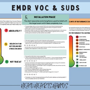 EMDR script phase 1-8, Eye Movement Psychotherapy, EMDR equipment, EMDR worksheets, trauma worksheets, desensitization and reprocessing,sel image 6
