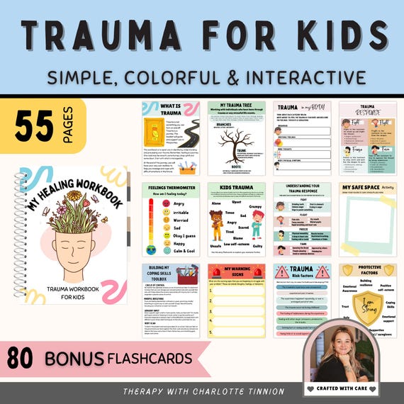 trauma worksheets for children, kids trauma therapy, Trauma Processing, trauma Informed Care, safety plan, child therapy, PTSD worksheets