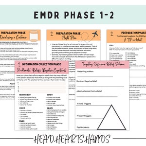 EMDR script phase 1-8, Eye Movement Psychotherapy, EMDR equipment, EMDR worksheets, trauma worksheets, desensitization and reprocessing,sel image 2