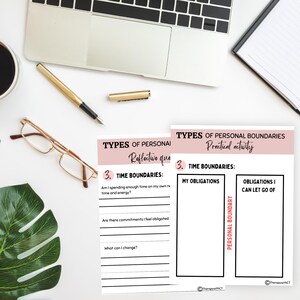 Personal Boundaries Workbook, Healthy Relationships (Worksheets) image 5